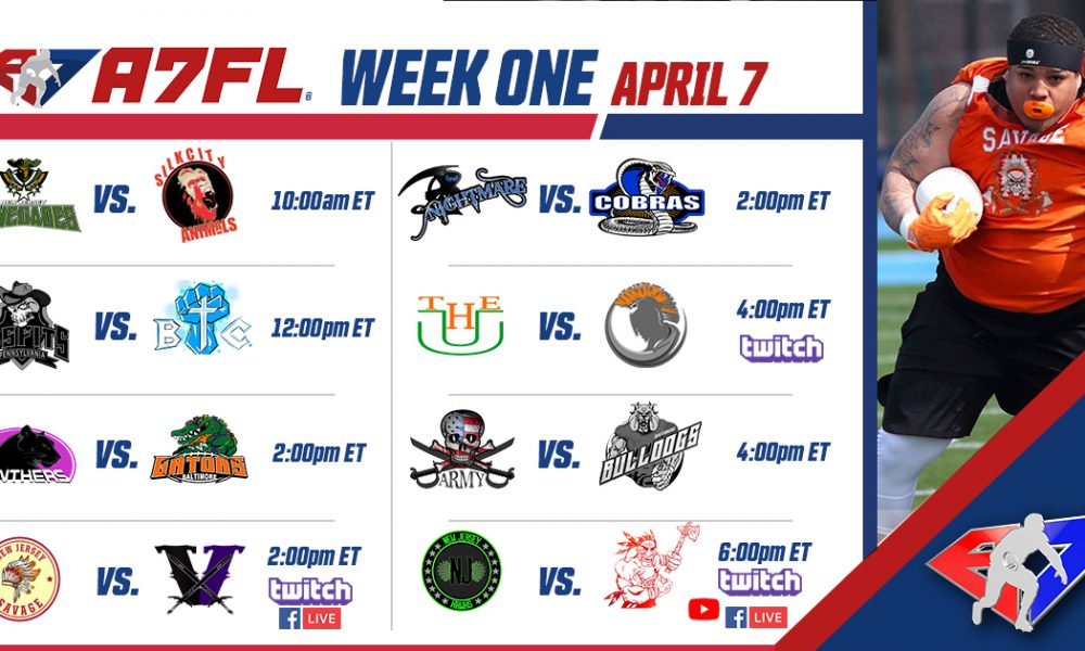 American 7s Football League (A7FL®) Expands Reach via Twitch