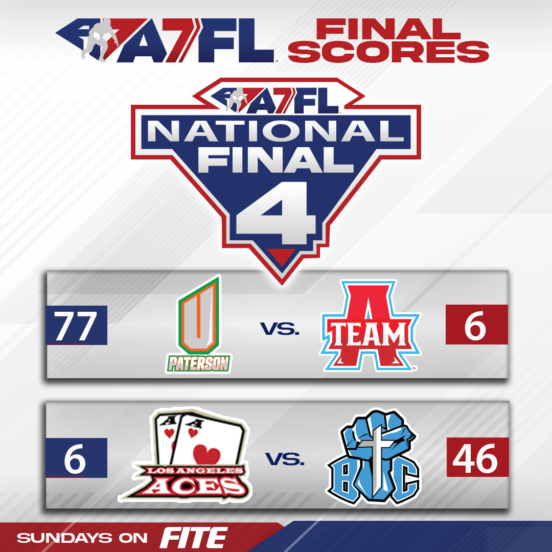 A7FL 2021 National Final 4 Scores