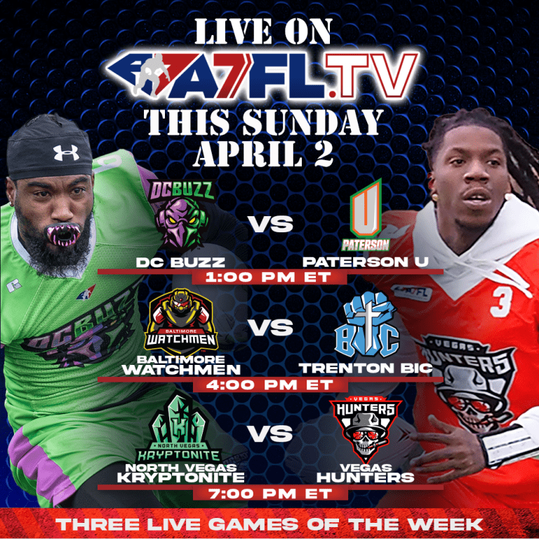 American 7s Football League - No Pads No Helmets Tackle Football