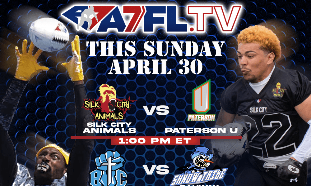 A7FL Week 5 - Sunday 3 Action Packed Games of the Week LIVE on A7FL.tv ...