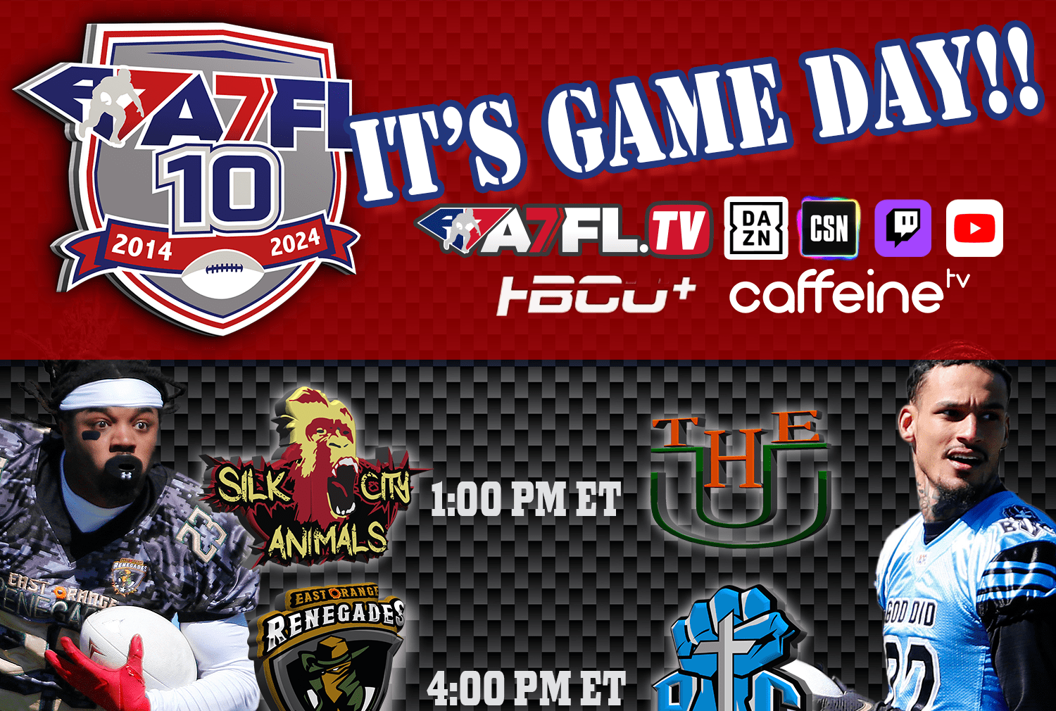 IT'S GAME DAY! A7FL