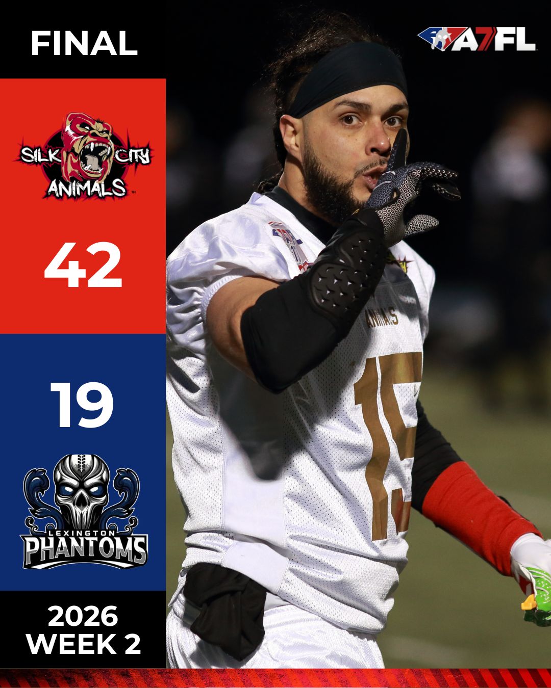 A7FL 2026 WK2 Results Hunters Stealth (1)